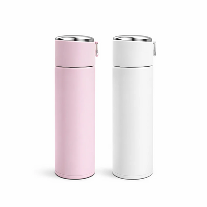 Flask S/S Power Can 1000ml – Stainless Steel Insulated Water Bottle (Pink & White)