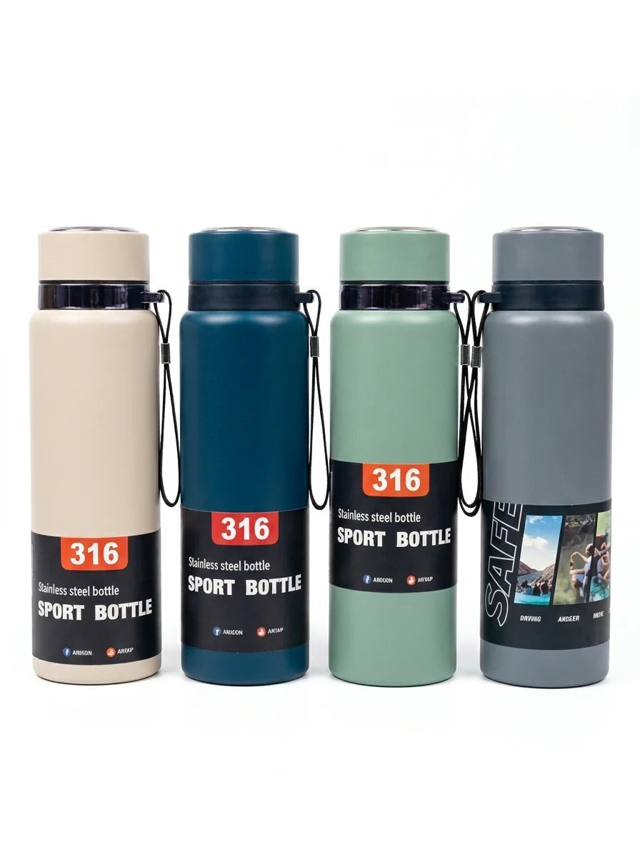 Stay hydrated in style with this premium 700ML Smart Water Bottle made from high-quality 316 stainless steel....