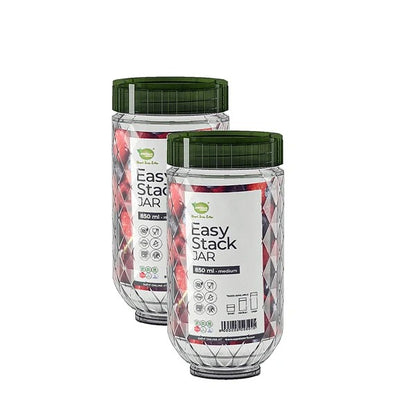 Easy Stack Jar Pack of 3 - (S/M/L)